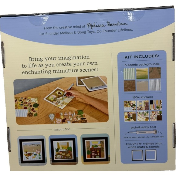 Lifelines Collage Art Flow Crafts - Create 2 Framed Collages NIB - Picture 2 of 2